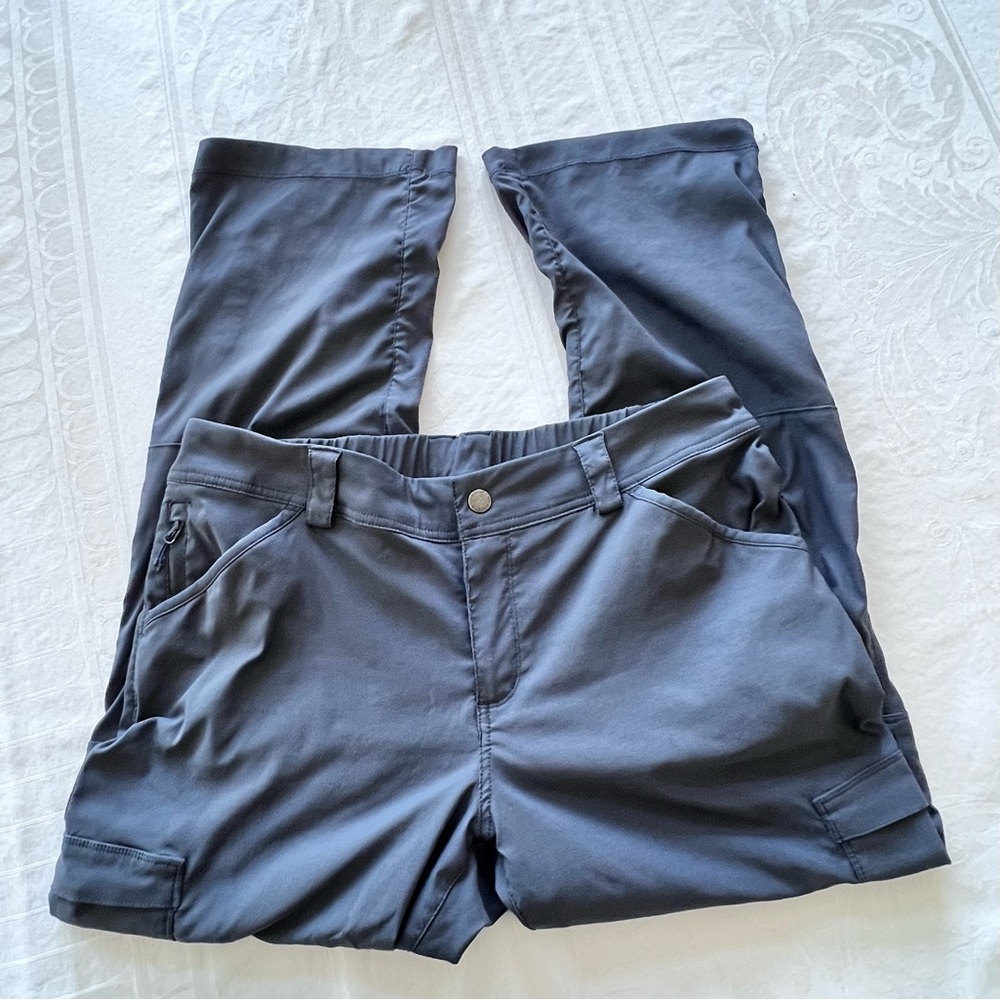 Duluth Trading Co. Dry on the Fly Pants Blue/Gray Sz 14